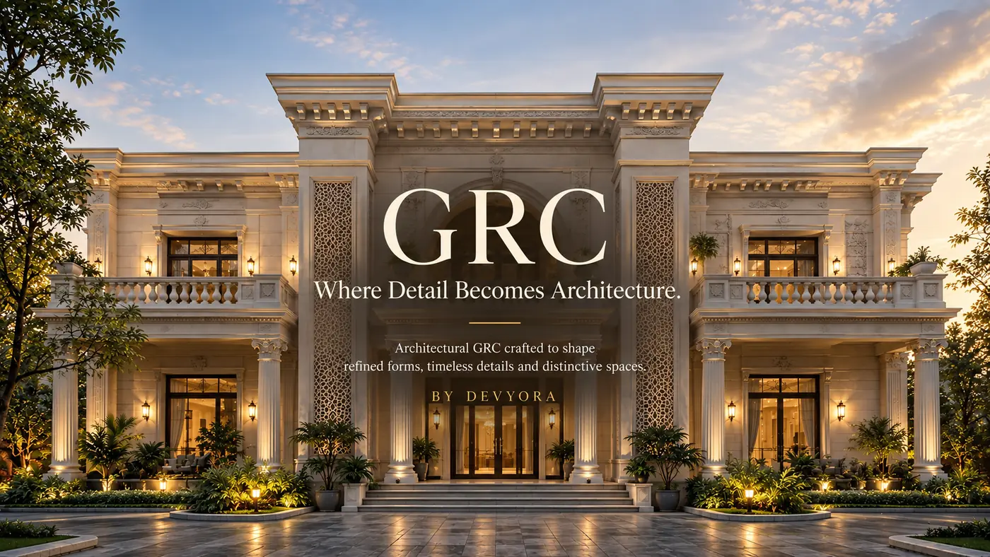 GRC architectural facade by Devyora
